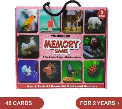 WONDRBOX Educational and Learning Toy for 2 Years and up | Memory and Matching Game