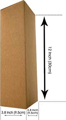 KAPRICA Natural Corrugated Cardboard Suitable for Packaging and shipping 1 liter bottle Packaging Box