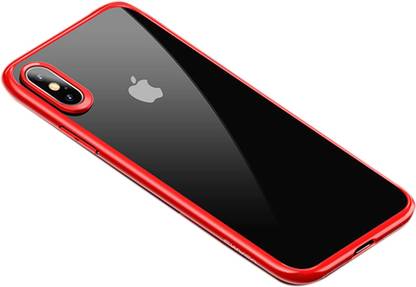 usams Back Cover for Apple iPhone XS, Mant Series, Ultra Slim Thin Clear Case, Anti-Scratch, Protective Bumper Frame