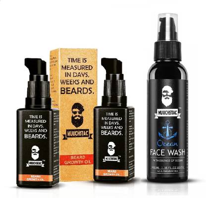 MUUCHSTAC Beard care and Face Care Combo Kit