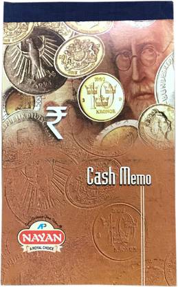 nayan Cash Memo (50 Sheet) Regular Memo Pad Ruling 50 Pages