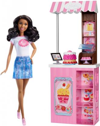 BARBIE Bakery Owner Doll & Playset