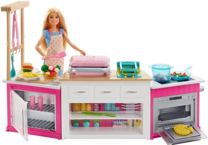 BARBIE Ultimate Kitchen Cooking & Baking Playset with Chef Doll