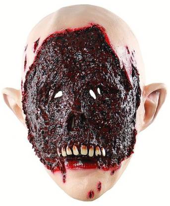 FUTABA Halloween Scary Bleeding Face Mask Party Mask