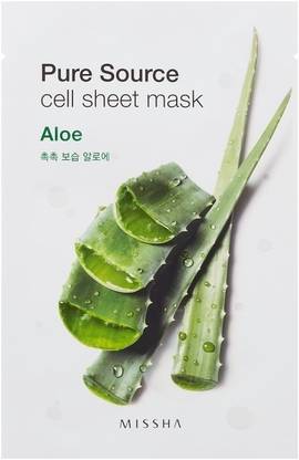 Missha PURE SOURCE CELL SHEET MASK (ALOE)