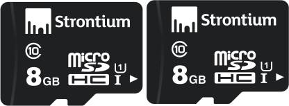 Strontium 8GB MICROSD 48MB/S 8 GB MicroSD Card Class 10 48 MB/s  Memory Card