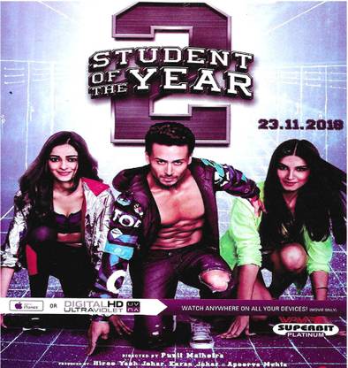 Student of the Year 2 ( LOCAL DVD FORMAT WITH FULL HD QUALITY)