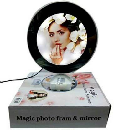 Toyvala Magic Photo Frame & Mirror 7 inch mirror frame, Lighted photo frame