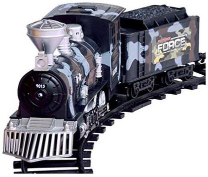 vbenterprise Army Military Train Track Set with Light and Sound