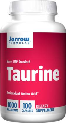 Jarrow Formulas Taurine, 1000 mg, 100 Capsules