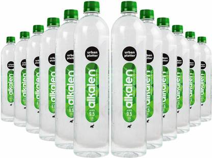 urban platter Alkalen Enhanced Alkaline Water, 1 Litre [Pack of 12, pH Value 9.5] Mineral Water