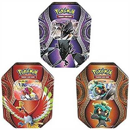 POKEMON tcg: random mysterious powers tin (ho-oh gx necrozma gx or marshadow gx)