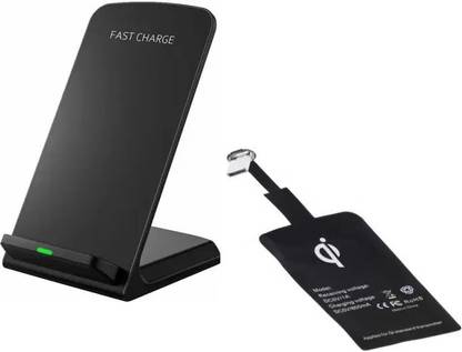 ROQ 2 Coils Qi Certified Fast Wireless Charger 10W Qi for Galaxy S9, S9+, S8, S7 & Note 8, 5W Compatible iPhone XS MAX XR X 8 Plus with Type-C Charging Pad Receiver Charging Pad