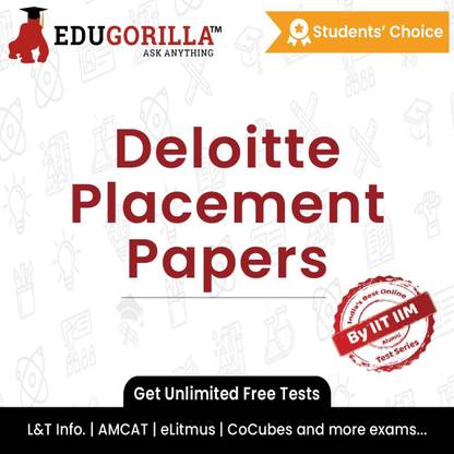 EduGorilla Deloitte Placement Papers