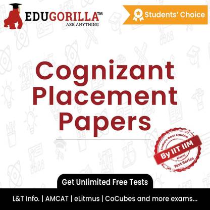 EduGorilla Cognizant Placement Papers