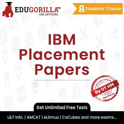 EduGorilla IBM Placement Papers
