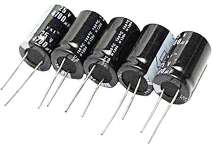 ELPH 4700Ufd 25 V Electrolytic Capacitor 4700 Micro Farad 25 Volt (5) Electronic Components Electronic Hobby Kit