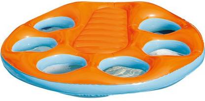 Blue Wave Party Island Inflatable Raft Inflatable Swimming Mats