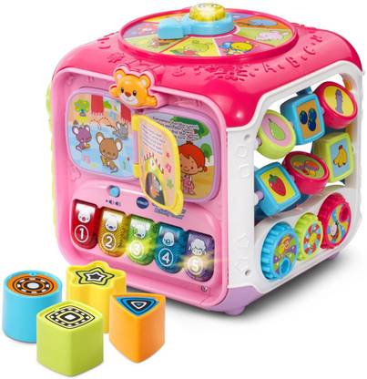 VTECH Sort & Discover Activity Cube (Pink)