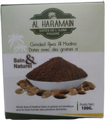 Al Haramain AJWA DATES POWDER ORIGINAL SEED POWDER 100g Dry Dates