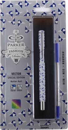 PARKER Vector Roller Ball Pen Papercraft Blue Roller Ball Pen