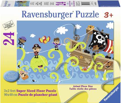 RAVENSBURGER Ocean Friends Super Sized Floor Puzzle: 24 Pcs