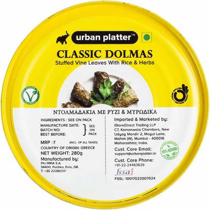 urban platter Classic Greek Dolmas