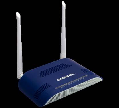 DIGISOL DG-GR1321 4G Router 2.4 GHz 300 Mbps Wifi Speed Dual Band External Antenna Ethernet (Cable Broadband)