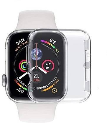 play run Edge To Edge Tempered Glass for Designed for the 44mm series 5 / Series 4, this high-quality TPU case with built in screen protector covers watch screen and curved edges, 360-degree full protection for your iwatch.