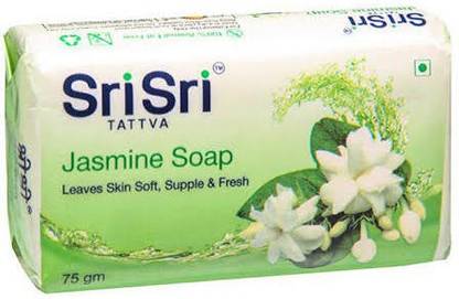 Sri Sri Tattva Jasmin Soap (75g_Pack of 4)