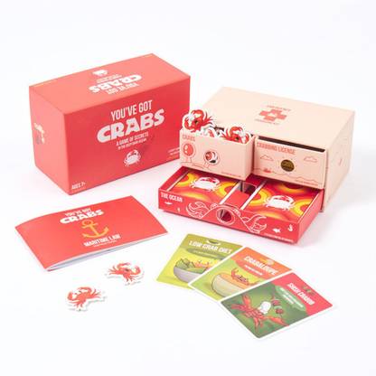 kreiz You've Got Crabs Party Card