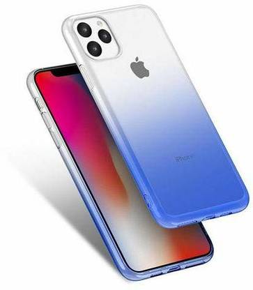 VONZEE Back Cover for iPhone 11 , Transparent Gradient Color Ultra-Thin Soft Silicone Waterproof Case
