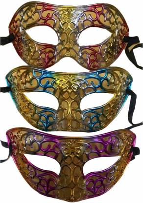 MVR TRADERS Multicolor Eye Mask for Birthday, Party Party Mask