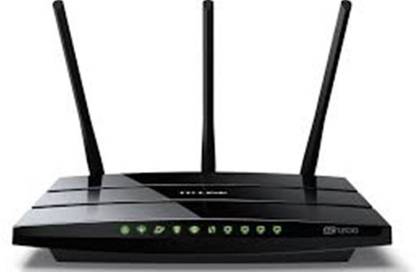 SoftTech Wireless Modem DC 12V Wireless Router 2.4 GHz 1200 Mbps Wifi Speed Dual Band External Antenna Access Point Mode