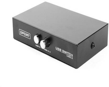 PAC  TV-out Cable 2 Port usb switch connect 2 pc to 1 printer
