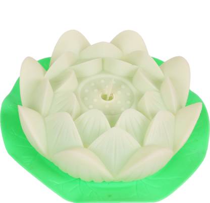 Fotfit Lotus Flower LED Light (Green and White) Table Lamp
