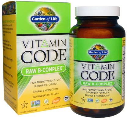 Garden Of Life Vitamin Code, Raw B-Complex, 120 Vegan Caps