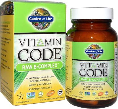 Garden Of Life Vitamin Code, Raw B-Complex, 60 Vegan Caps