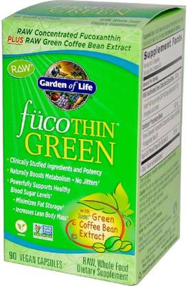 Garden Of Life FucoThin Green, 90 Veggie Caps