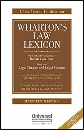 Law Lexicon (With Exhaustive Reference to Indian Case Law) (171th Year of Publication) with CD