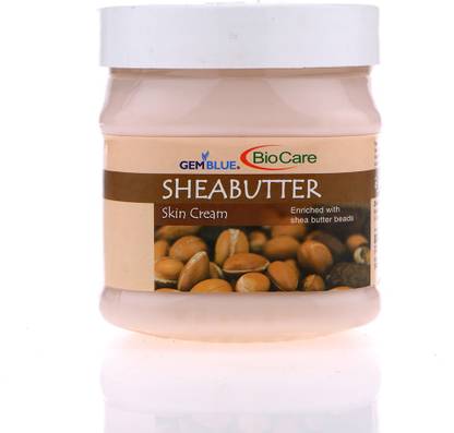 GemblueBiocare shea butter Body and Face Cream Enriched with Natural Shea Butter Beads