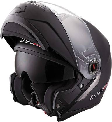 LS2 FF386 BLACK Motorbike Helmet