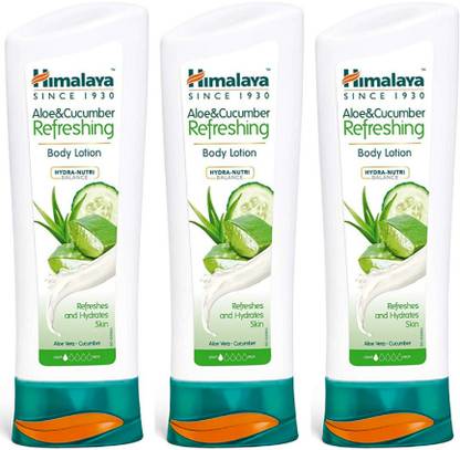 HIMALAYA Aloe& Cucumber Refreshing Body Lotion (Pack of 3)