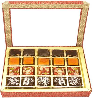 Ghasitaram Gifts Sweets-20 pcs Ghasitaram Special Bites Hamper Box Box