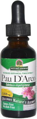Nature's Answer Pau D' Arco, Alcohol-Free, 2,000 mg, 1 fl oz (30 ml)
