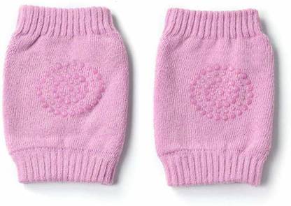 Elegant shopping Anti-Slip Padded Stretchable Baby Knee Pads Pink Baby Knee Pads