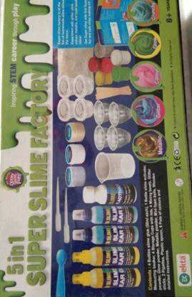 कलेक्शनमार्ट 5 in 1 Super Slime Factory Making kit