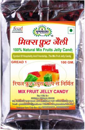 Gunmala Delicious Sugar Candy Jelly Cube Fruit Juice , Sugar, Salt, Liquid Glucose, Natural Gelatin, Nature Identical Flavour And Colour Etc. Jelly Candy