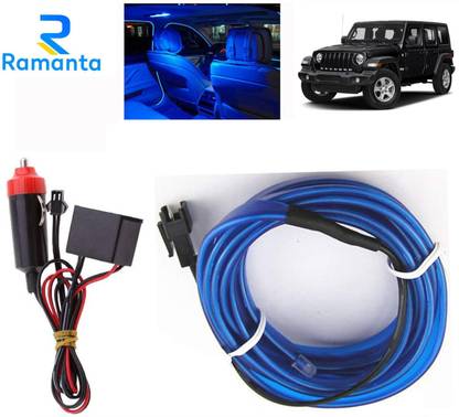 Ramanta Blue EL Wire Jeep Car Fancy Lights