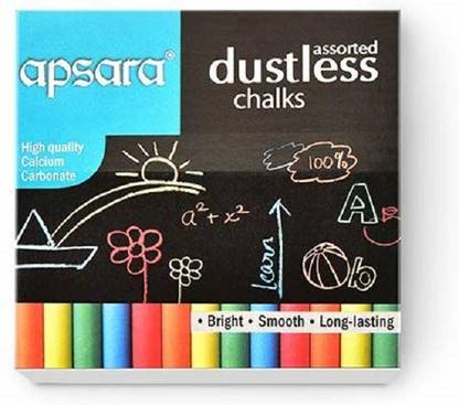 APSARA Dustless Chalks multicolor chalk chalk